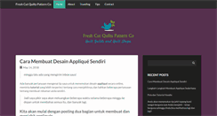Desktop Screenshot of freshcutquilts.com