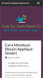Mobile Screenshot of freshcutquilts.com